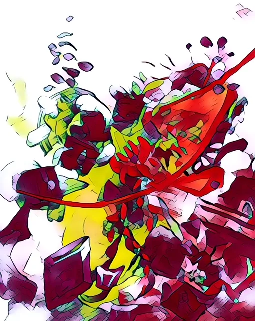 Orange Knife Shatters the Ruby Body